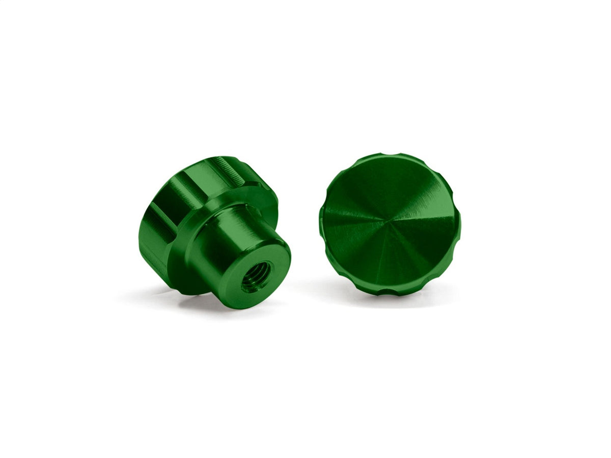 Weathertech - Colored Billet Knobs - Forest Green w/Hand Sanitzer - 8ACFBK2GN