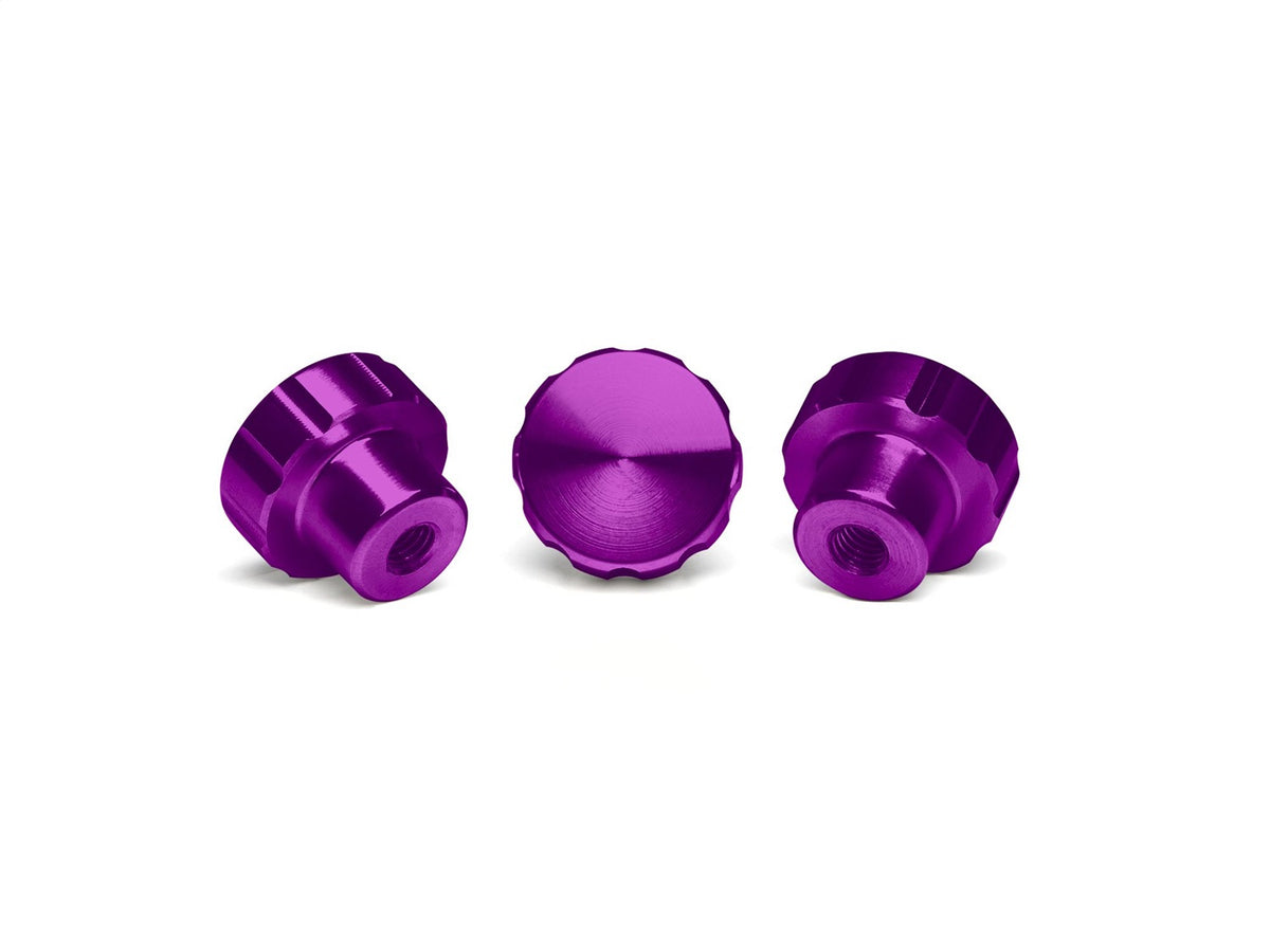 Weathertech - Colored Billet Knobs Set - 8AWF10-8ACFBK3PU