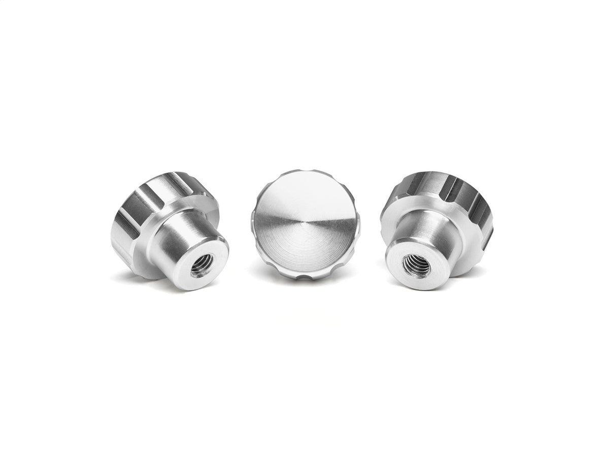 Weathertech - Colored Billet Knobs - Silver w/Hand Sanitzer - 8ACFBK6