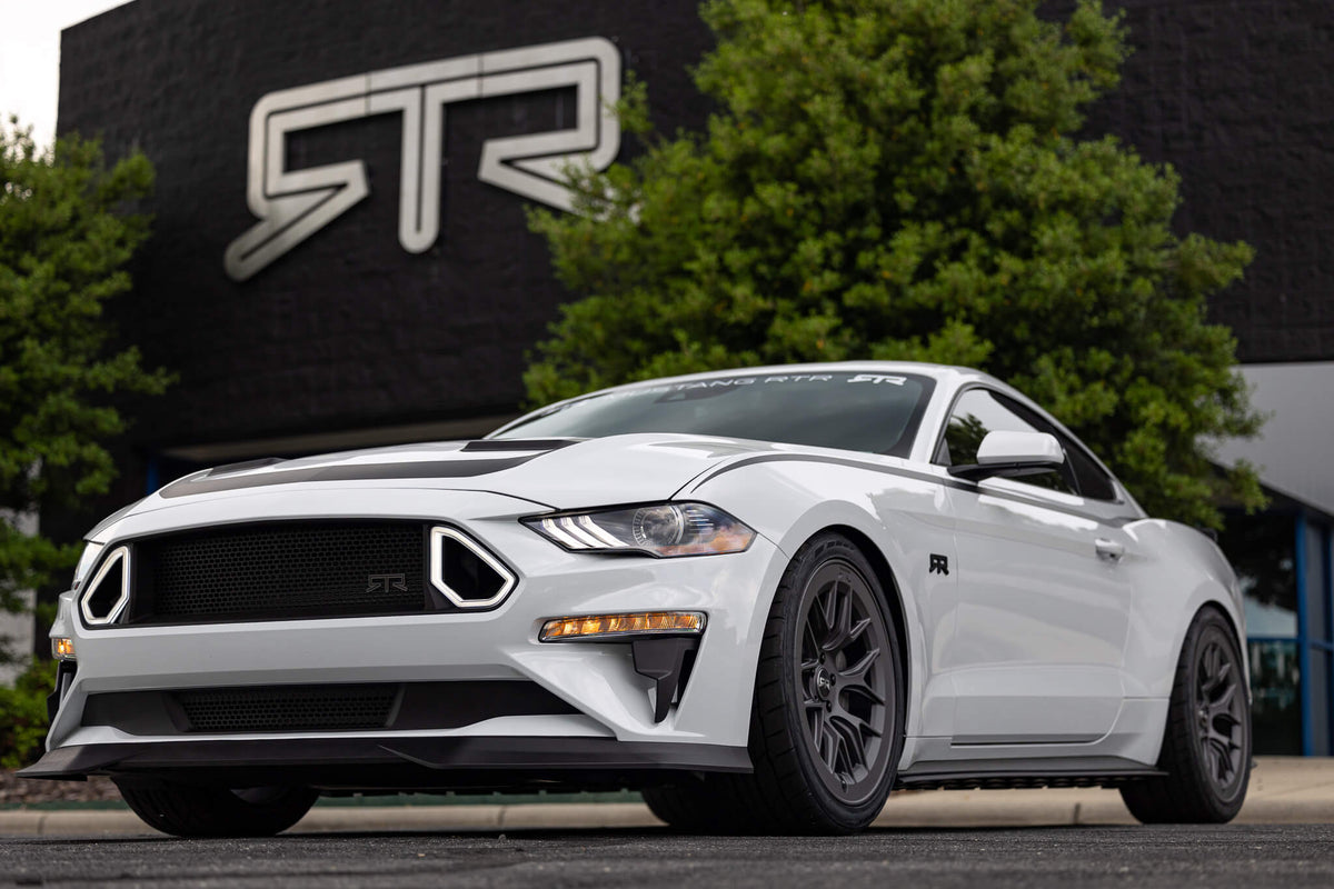 RTR Vehicles - RTR Upper Grille with LED Lights (18-23 Mustang - GT &amp; EcoBoost)