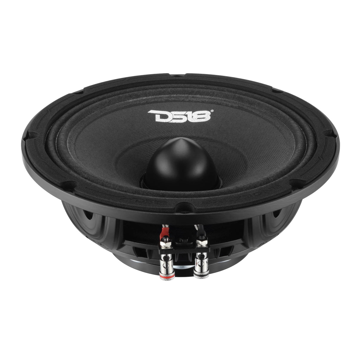 DS18 8in 375 Watts RMS 4-Ohm Midrange Loudspeakers w/ Neodymium Rings & Aluminum Bullet - 8XL750NB-4 - rear view