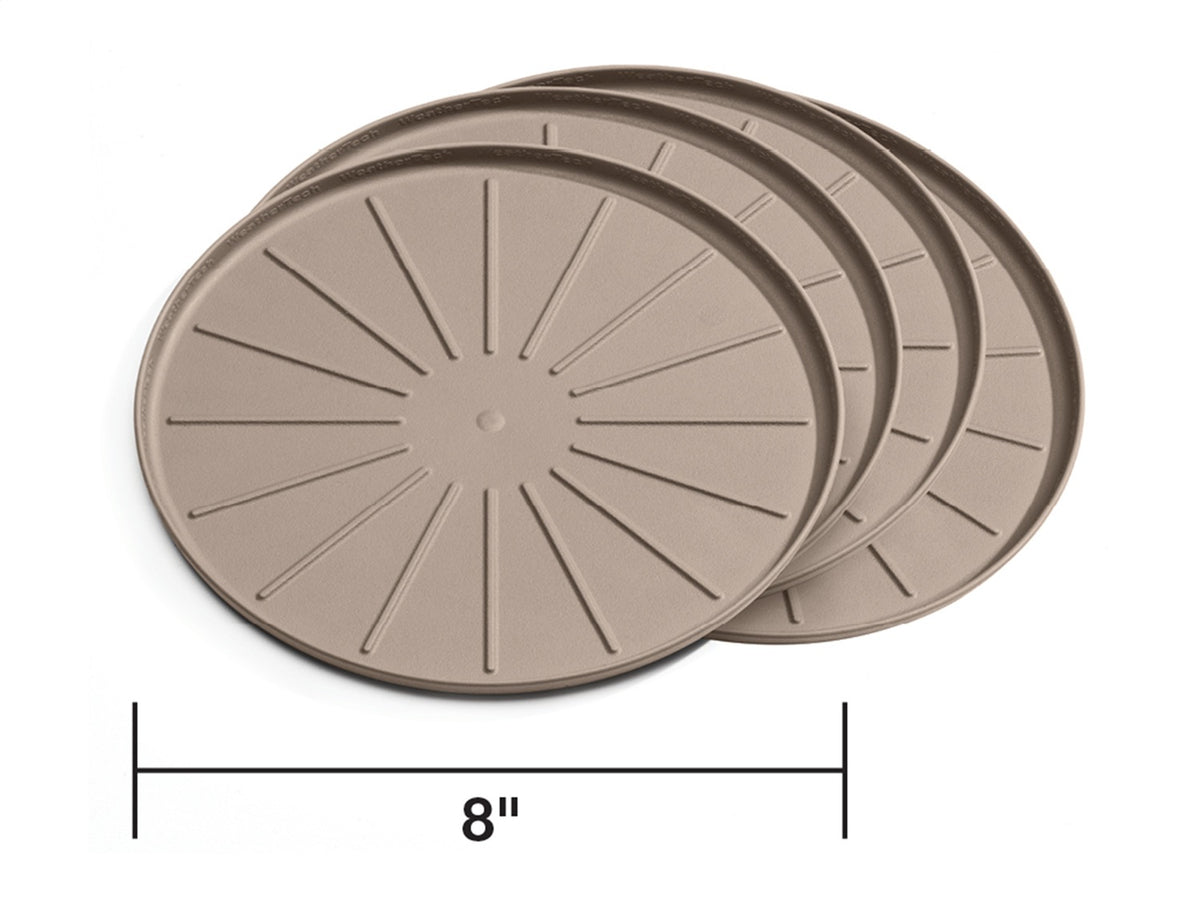 Weathertech - Round Coaster Set - Terracotta: 4 pc. 8 in. - 8A8CSTTC