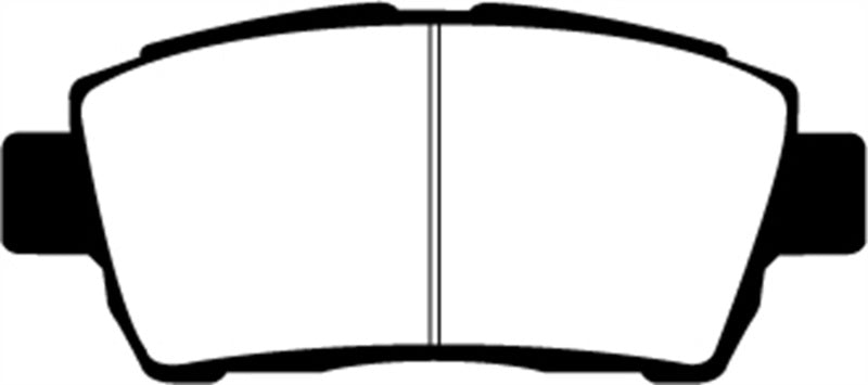 EBC 11-15 Scion IQ 1.3 Yellowstuff Front Brake Pads - DP41295R
