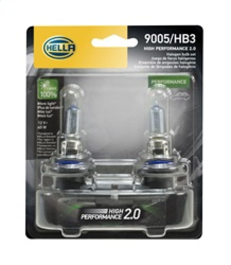 Hella 9005 12V 65W High Performance P20d 2.0 Bulb (Pair) - 9005 2.0TB