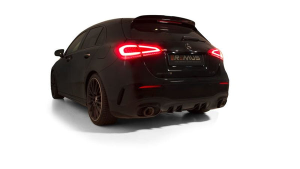 Remus 2019 Mercedes A35 AMG Hatchback 2.0L Turbo (w/GPF) Axle Back Exhaust (Tail Pipes Req) - 504019 1500 by Remus