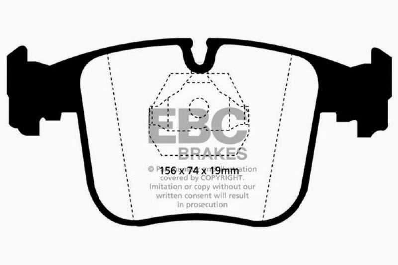 EBC 91-93 BMW 850 5.0 Greenstuff Front Brake Pads - DP2870