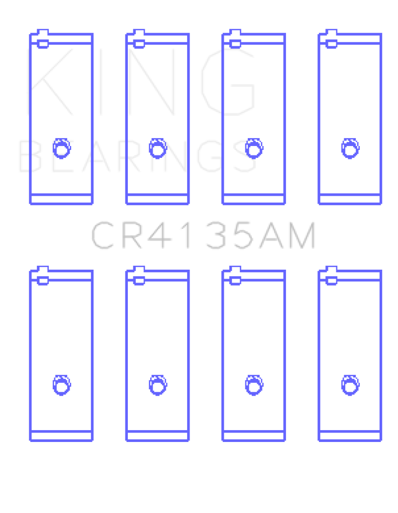 King 85-01 Toyota 5SFE L4 DOHC 16 Valves (Size +0.25) Rod Bearing Set - CR4135AM0.25