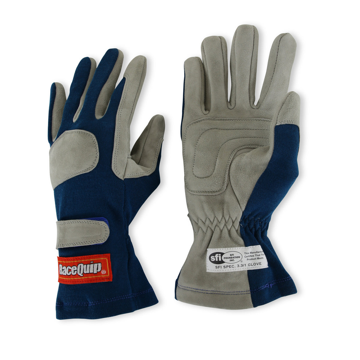 RaceQuip Blue 1-Layer SFI-1 Glove - Small