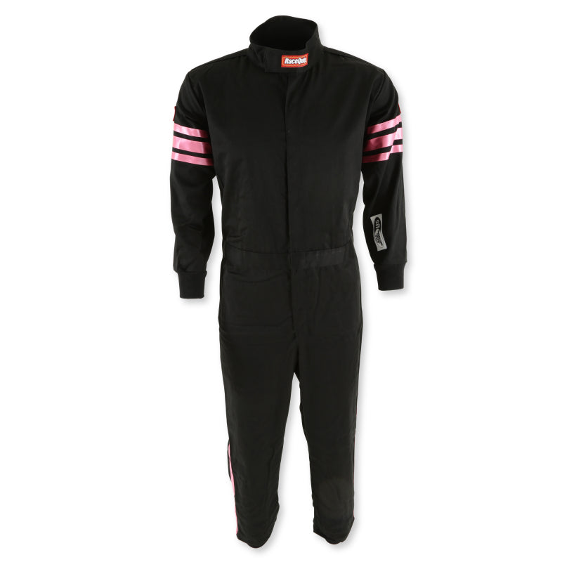 RaceQuip Pink Trim SFI-1 JR. Suit - Kids XXL - 1950897RQP