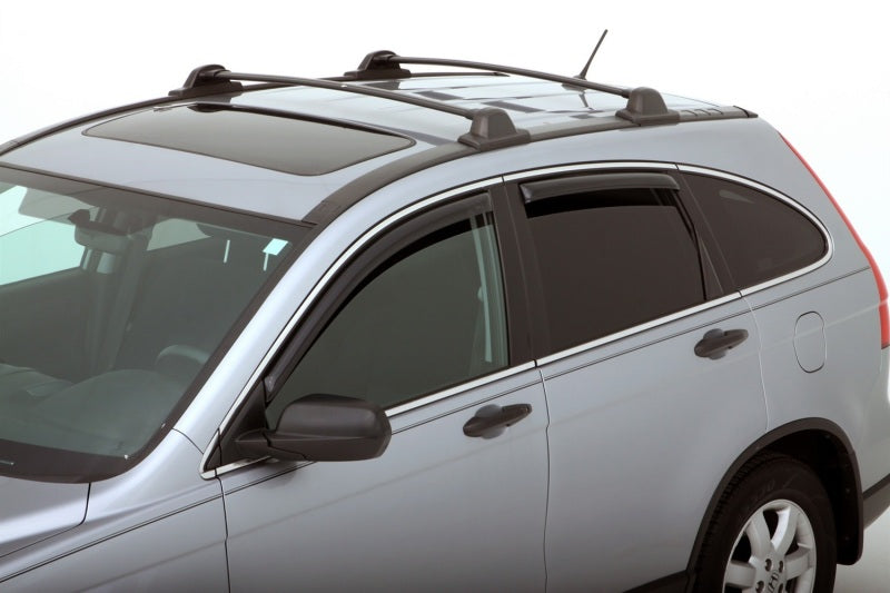 AVS 07-11 Honda CR-V Ventvisor In-Channel Front &amp; Rear Window Deflectors 4pc - Smoke - 194655