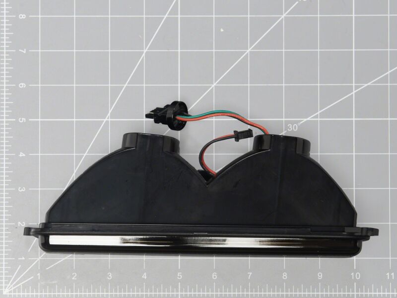 Raxiom 97-01 Jeep Cherokee XJ LED Front Corner Lights- Black Housing- Smoked Lens - XJ24497 - angle view