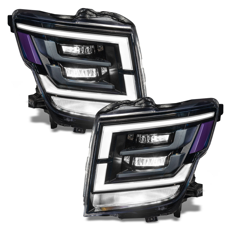 Oracle 21-22 Nissan Titan Demon Eye RGB Headlight Upgrade Kit - ColorSHIFT w/o Cntrl SEE WARRANTY - 1464-334