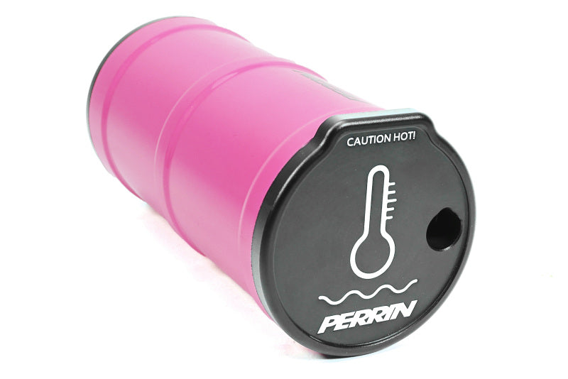 Perrin 13-25 Subaru BRZ / 04-21 Subaru STI / 02-25 Subaru WRX Coolant Overflow Tank - Hyper Pink - ASM-ENG-505HP