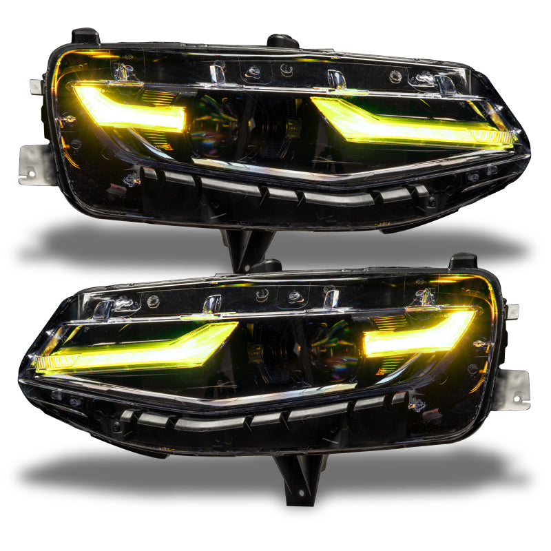 Oracle 19-21 Chevy Camaro LS/LT RGB+A Headlight DRL  Kit - ColorSHIFT w/ 2.0 Controller SEE WARRANTY - 1418-333