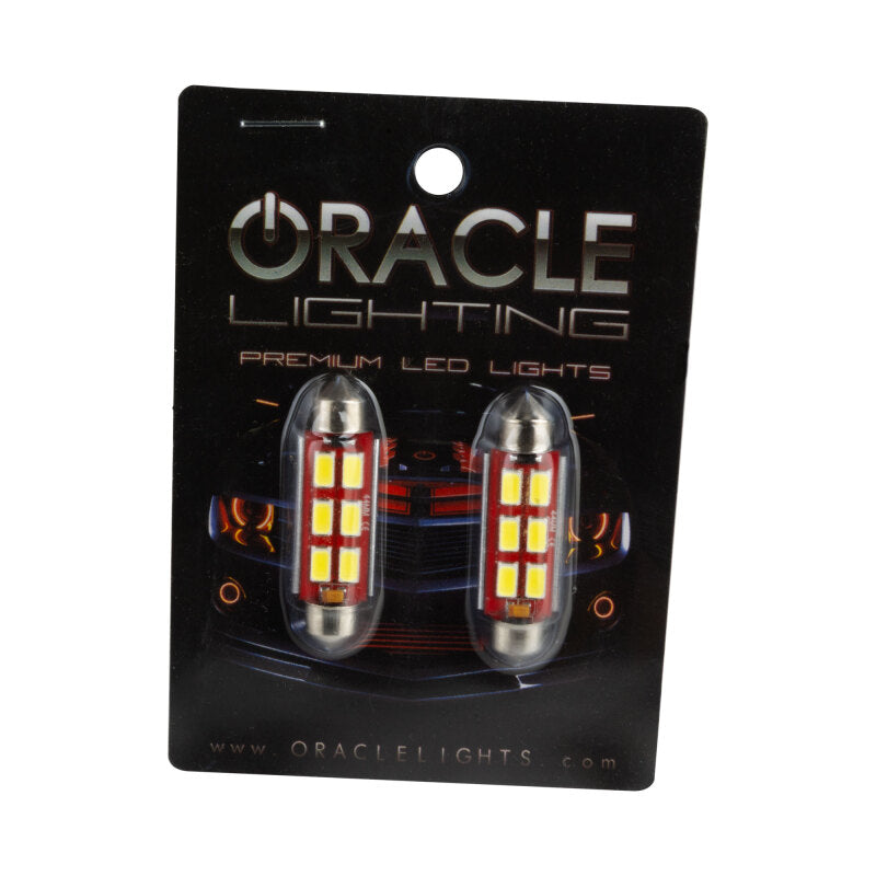 Oracle 44MM 6 LED 3-Chip Festoon Bulbs (Pair) - Cool White SEE WARRANTY - 5207-001
