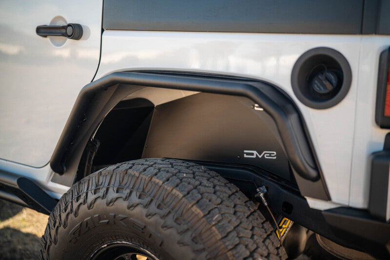 DV8 Offroad 07-18 Jeep Wrangler JK Rear Inner Fender - Satin Black - INFEND-10RB
