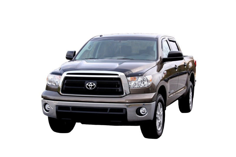 AVS 07-18 Toyota Tundra Crewmax Ventvisor In-Channel Front &amp; Rear Window Deflectors 4pc - Smoke - 194309