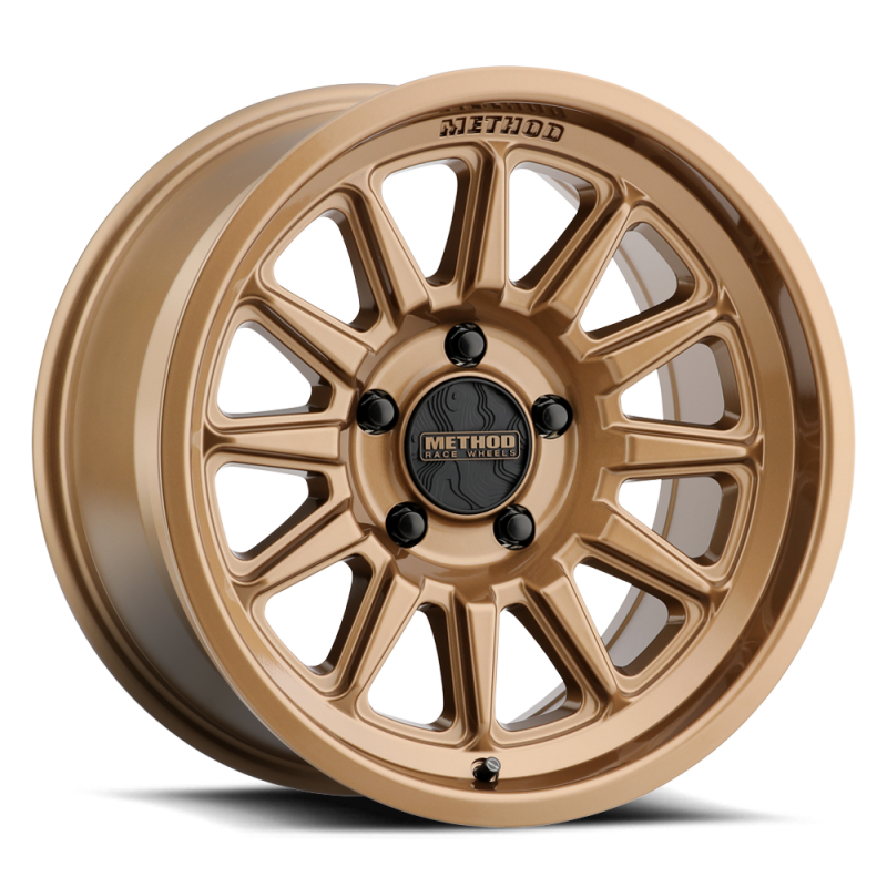Method MR323 17x8.5 / 8x180 BP / 0ET / 4.72in BS / 130.81mm CB - Gloss Bronze Wheel - MR323785881500
