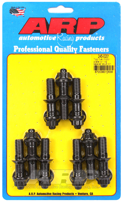 ARP Top fuel motor plate standard stud kit - 245-0201