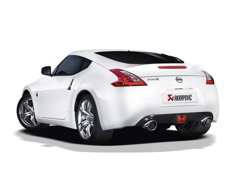 Akrapovic 09-17 Nissan 370Z Slip-On Line (SS) (Req. Tips) - M-NIZ34H