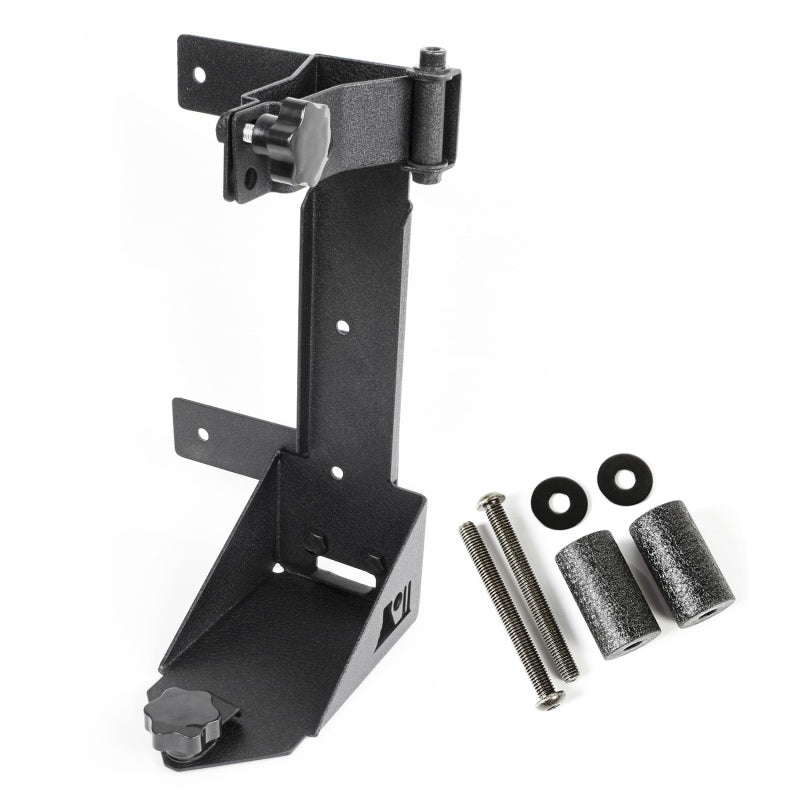 Rugged Ridge Off-Road Jack Mounting Bracket Kit 07-18 Jeep Wrangler JK/JKU - 11586.08 for 2007-2018 Jeep Wrangler - front vie