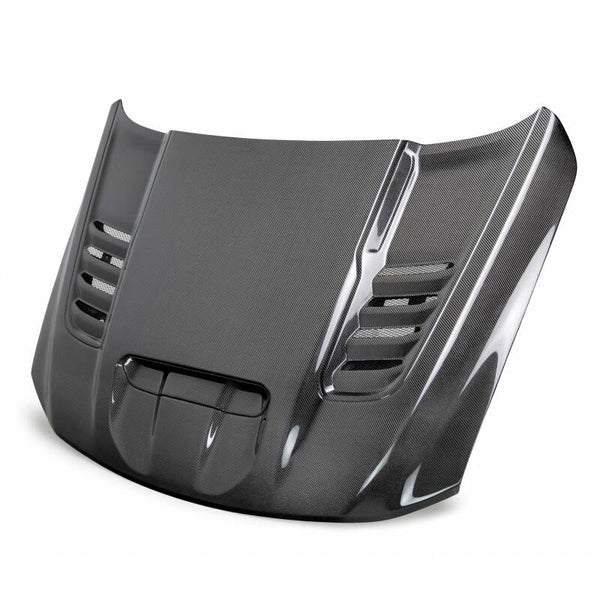 Anderson Composites 2021 Dodge RAM TRX Carbon Fiber Hood - OE Style - AC-HD21DGTRX-OE by Anderson Composites - alternate view