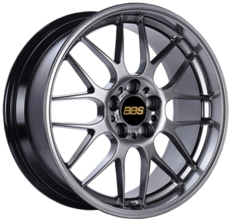BBS RG-R 18x8.5 5x114.3 ET38 Diamond Black Wheel -82mm PFS/Clip Required - RG700DBK by BBS