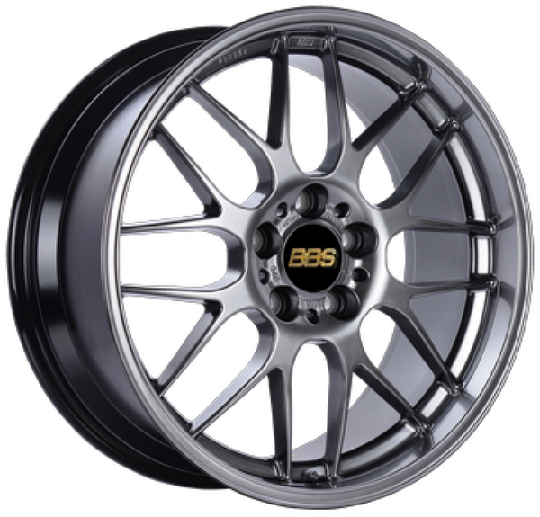 BBS RG-R 17x7.5 5x100 ET35 PFS Diamond Black Wheel -82mm PFS/Clip Req - RG751DBK by BBS