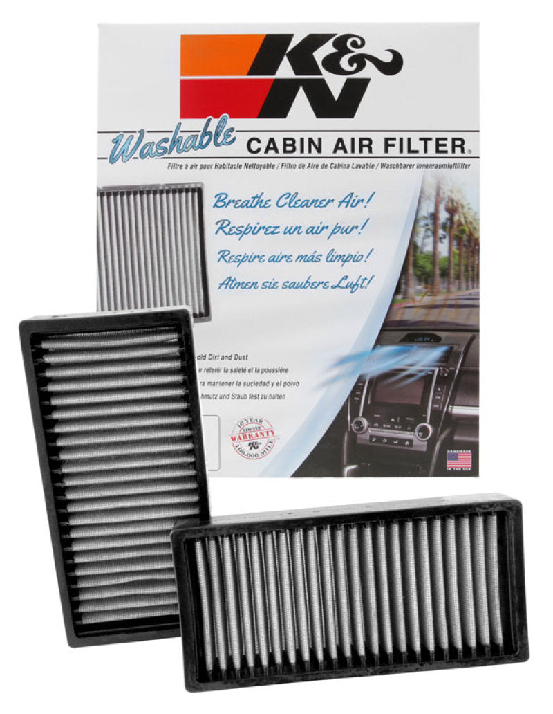 K&N 01-09 Pontiac Montana V6 F/I Replacement Cabin Air Filter - VF2046 for 2002-2007 Buick Rendezvous - package contents