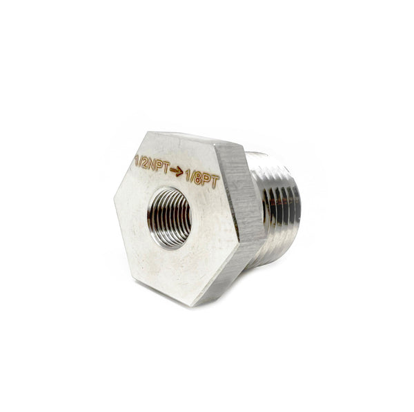 Torque Solution 1/2 NPT to 1/8 PT Sensor Adapter Plug - TS-SU-734 by Torque Solution