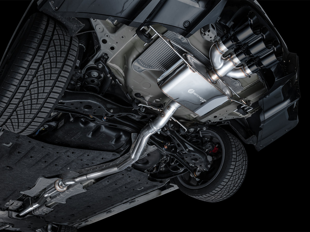 AWE Tuning 2024 Acura Integra Type S DE5 FWD Touring Edition Exhaust w/ Triple Diamond Black Tips - 3015-53335