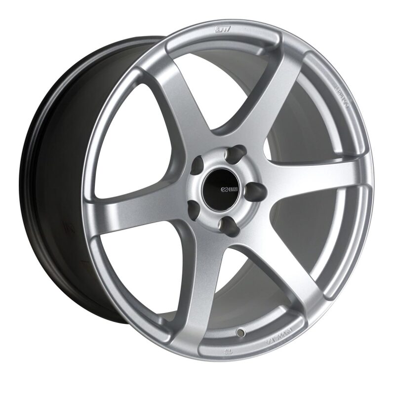 Enkei T6S 18x8.5 45mm Offset 5x100 Bolt Pattern 72.6 Bore Matte Silver Wheel - 485-885-8045SP
