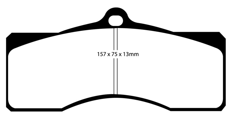 EBC 68-69 Chevrolet Camaro (1st Gen) 4.9 Bluestuff Front Brake Pads - DP51155NDX