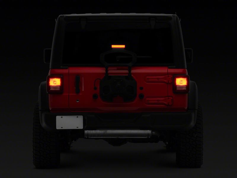 Raxiom 18-23 Jeep Wrangler JL Axial Series Hyper Flash LED Third Brake Light- Red - J140395-JL