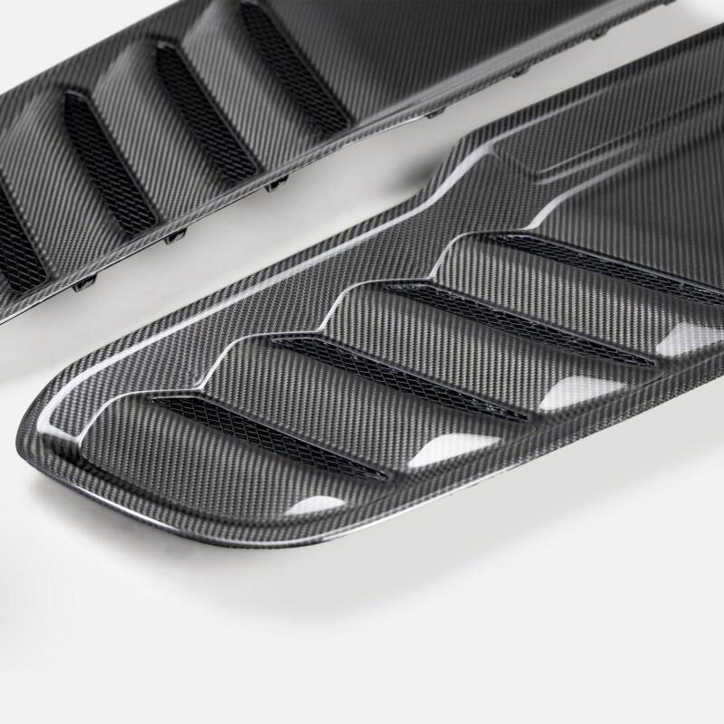Anderson Composites 2021 Dodge RAM TRX Carbon Fiber Hood Vents - Type OE - AC-HV21DGTRX