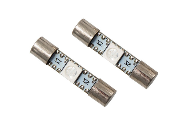 Diode Dynamics 28mm SMF1 LED Bulb - Blue (Pair) - DD0039P for 2003-2019 Honda Pilot - front view