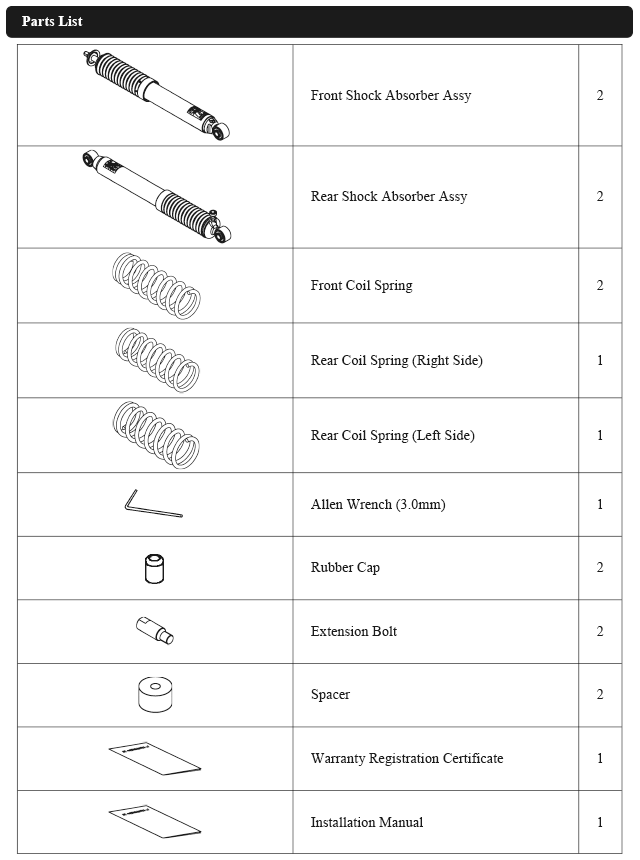 HKS HIPERMAX G+ JB74W Lift Up Full Strut/Spring Kit - 80270-AS004