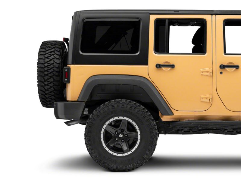 Raxiom 07-18 Jeep Wrangler JK Axial Series LED Tail Lights- Blk Housing (Clear Lens) - J141585