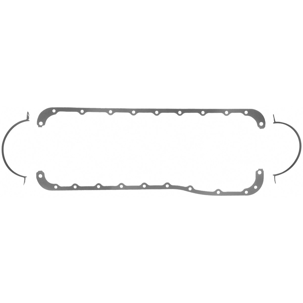 Fel-Pro 1899 Engine Oil Pan Gasket Set Rubber-coated fiber w/steel core - front view