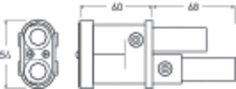 Hella Jump Start 70mm Plug - 177305101