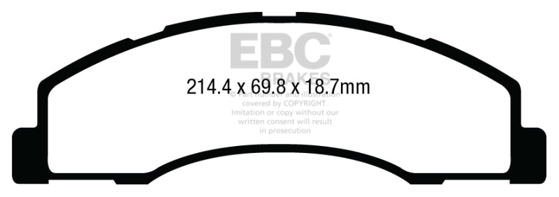 EBC 08+ Ford Econoline E150 4.6 Ultimax2 Front Brake Pads - UD1328