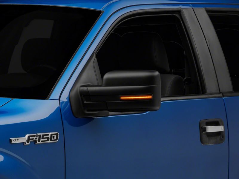 Raxiom 09-14 Ford F-150 Axial Series LED Mirror Mounted Turn Signals- Smoked - T543848