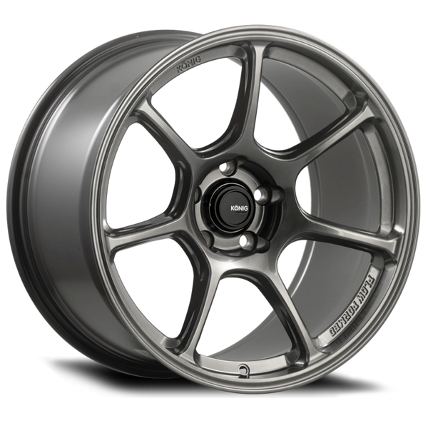 Konig Ultragram 18x9.5 5x114.3 ET25 Titanium Metallic Knurled Bead - UG9851425T by Konig - front view