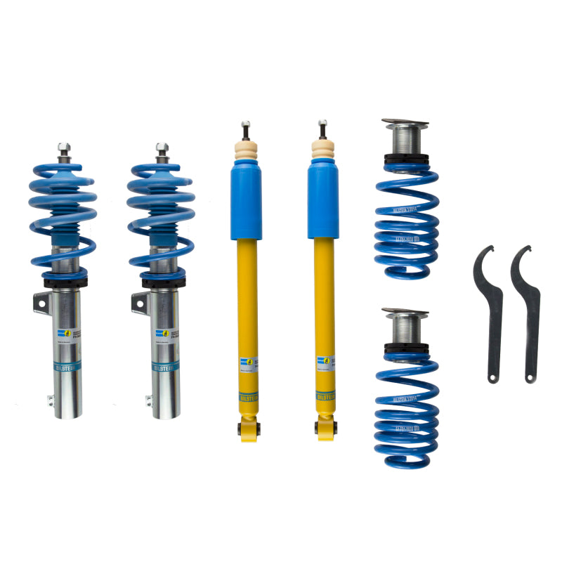 Bilstein B14 (PSS) Front &amp; Rear Performance Sus System 2015 VW Golf w/ 55mm Outside Dia Strut - 47-229952