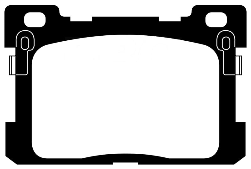 EBC 2017+ Genesis G90 5.0L Redstuff Rear Brake Pads - DP33077C