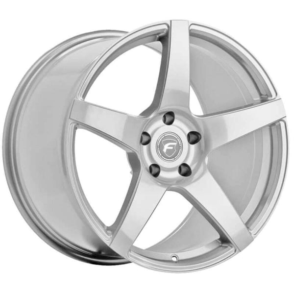 Forgestar CF5 19x10 / 5x114.3 BP / ET42 / 7.1in BS Gloss Silver Wheel - F21690065P42 by Forgestar