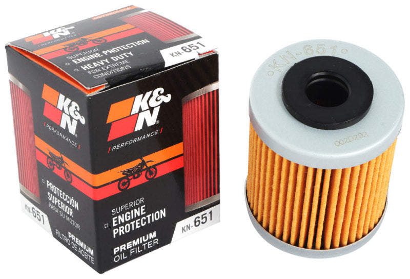 K&amp;N 1.63in OD x 2.125in H Oil Filter - KN-651