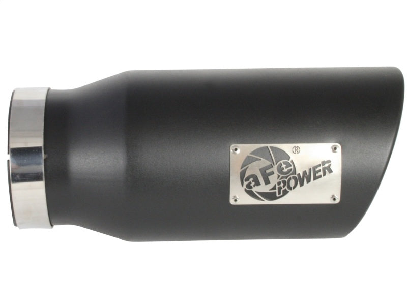 aFe MACH Force-XP 409 SS Right Side Single Wall Exhaust Tip 5in Inlet x 7in Outlet x 15in L - 49T50701-B15