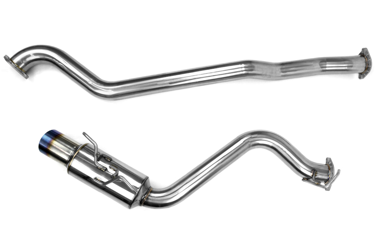 Invidia 08+ WRX Hatch / 08 STi 76mm RACING Titanium Tip Cat-back Exhaust - HS08SW5GRT