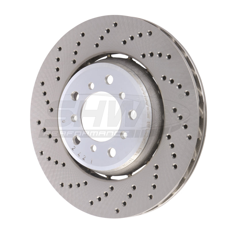 SHW 01-06 BMW M3 3.2L Left Front Drilled Lightweight Brake Rotor (European Model) (34112282801) - BFL42841 for 2001-2006 BMW 
